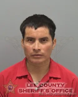 Mugshot of ANGEL HERNANDEZ RODRIGUEZ booked in Lee County, Florida on April 1, 2026