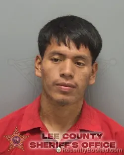 Mugshot of PEDRO NIGER GOMEZ PEREZ booked in Lee County, Florida on April 2, 2026