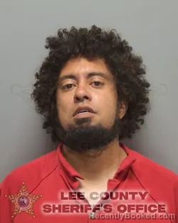 Mugshot of JORGE MADIEN BENITEZ booked in Lee County, Florida on April 2, 2026