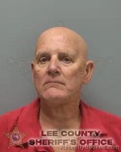 Mugshot of JAMES ALLEN PUGIN booked in Lee County, Florida on April 2, 2026