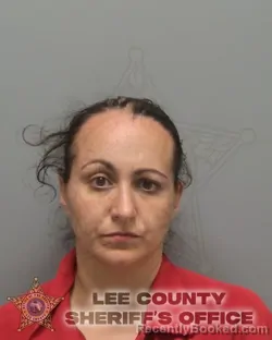 Mugshot of NICOLE WHITNEY PIMENTAL booked in Lee County, Florida on April 2, 2026