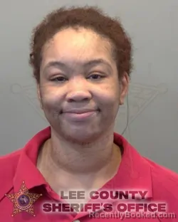 Mugshot of ASHLEY ENISE GREGOIRE booked in Lee County, Florida on April 2, 2026