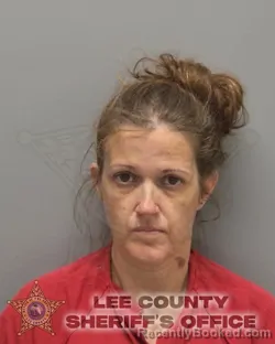 Mugshot of SARA REBECCA ROHAN booked in Lee County, Florida on April 3, 2026