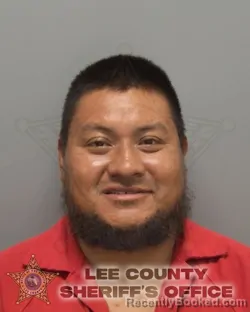 Mugshot of MATEO DIEGO-MANUEL booked in Lee County, Florida on April 4, 2026