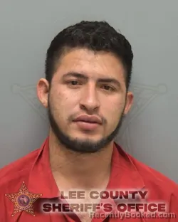 Mugshot of YELSIN ANTONIO LOPEZ MORA booked in Lee County, Florida on April 4, 2026