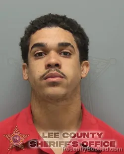 Mugshot of XAVIER CHARLES DERISMA booked in Lee County, Florida on April 4, 2026