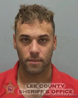 Mugshot of ANGEL JOSUE SANTOS DIAZ booked in Lee County, Florida on April 4, 2026