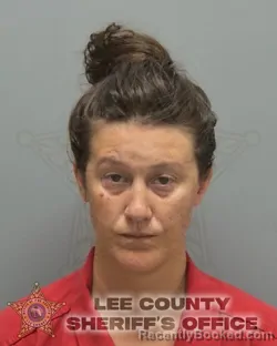 Mugshot of LAURIE ELIZABETH GUSTAFSON booked in Lee County, Florida on April 4, 2026