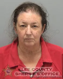 Mugshot of KIMBERLY MARIE CAPONI booked in Lee County, Florida on April 4, 2026