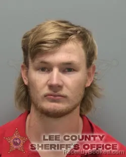 Mugshot of TYLER JAMES EYMANN booked in Lee County, Florida on April 5, 2026