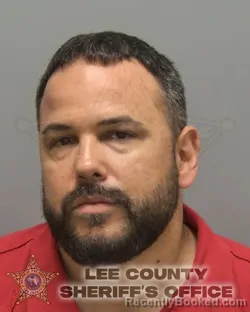 Mugshot of CHRISTOPHER ALEXANDER MENDES-CHUMACEIRO booked in Lee County, Florida on April 5, 2026