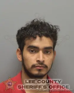 Mugshot of DILMER JOAN CALDERON MARTINEZ booked in Lee County, Florida on April 5, 2026