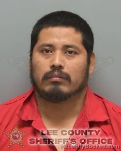 Mugshot of FIDENCIO GOMEZ HERNANDEZ booked in Lee County, Florida on April 5, 2026