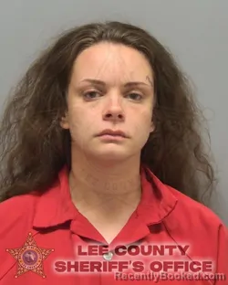 Mugshot of HANNAH ELIZABETH WHEELER booked in Lee County, Florida on April 8, 2026