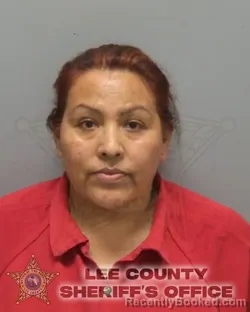 Mugshot of IRMA RODRIGUEZ booked in Lee County, Florida on April 8, 2026