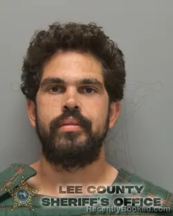 Mugshot of BRIAN LUIS MACHADO booked in Lee County, Florida on April 8, 2026