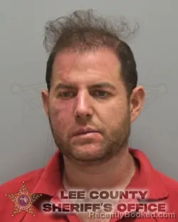 Mugshot of DAVID ALLAN BURMAN booked in Lee County, Florida on April 8, 2026