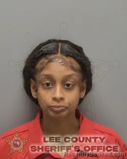 Mugshot of JASMINE BRESHAY LOWE booked in Lee County, Florida on April 10, 2026