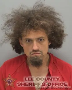 Booking photo from Lee County, Florida