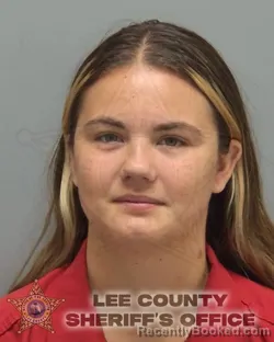 Mugshot of KAYLA CLARK booked in Lee County, Florida on April 14, 2026