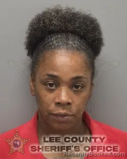 Mugshot of CHEYENNE DEANNA JACKSON booked in Lee County, Florida on April 14, 2026