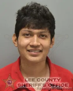 Mugshot of EDGAR REYES CAMACHO booked in Lee County, Florida on April 24, 2026