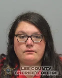 Mugshot of JESSICA RAE WERCHOWSKI booked in Lee County, Florida on April 24, 2026