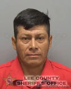 Mugshot of ANDRES MENDEZ booked in Lee County, Florida on April 24, 2026
