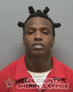 Mugshot of JERMAINE LASHAWN BURSEY booked in Lee County, Florida on April 24, 2026