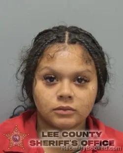 Mugshot of AMARRI TIANNA CONTRERAS booked in Lee County, Florida on April 25, 2026