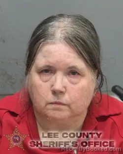 Mugshot of LINDA MARIE LEONE booked in Lee County, Florida on April 25, 2026