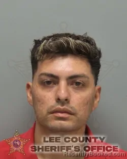 Mugshot of JARBIN MATEO SEQUEIRA SAENZ booked in Lee County, Florida on April 25, 2026