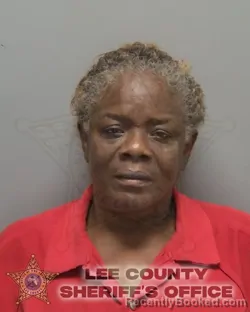 Mugshot of ALICE CURRY booked in Lee County, Florida on April 26, 2026