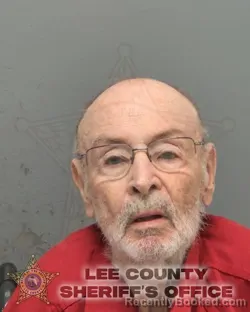 Mugshot of JOHN DANIEL MOSS booked in Lee County, Florida on April 26, 2026