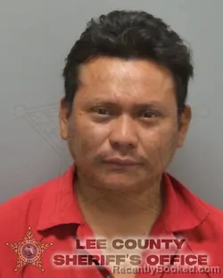 Mugshot of CRISTOBAL ALVAREZ ARMIRA booked in Lee County, Florida on April 27, 2026