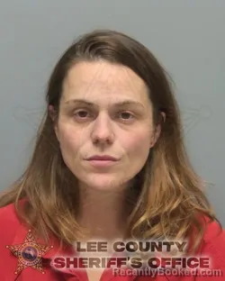 Mugshot of KATIE NIKKI LYNN WOZNICKI booked in Lee County, Florida on April 27, 2026