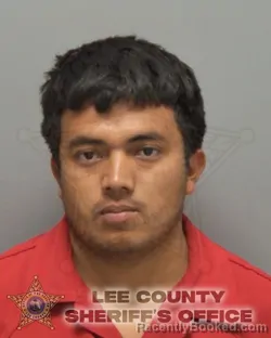 Mugshot of JESUS ALFREDO JIMENEZ PEREZ booked in Lee County, Florida on April 27, 2026