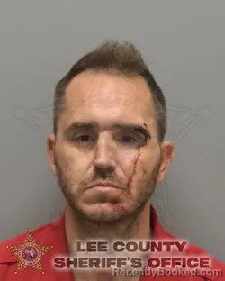 Mugshot of ALEXANDER AARON RETHERFORD-KREBS booked in Lee County, Florida on April 28, 2026