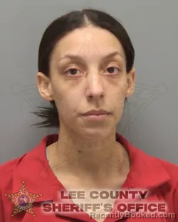 Mugshot of NAKAYLA CONSTANCE DAUGHERTY booked in Lee County, Florida on April 28, 2026