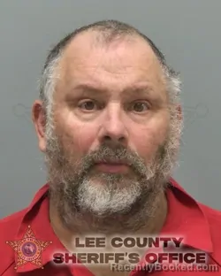 Mugshot of MARK ALLAN RUTENBER booked in Lee County, Florida on April 28, 2026