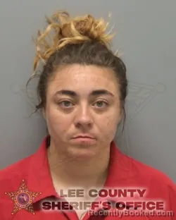 Mugshot of CHELSEA MARIE CRUZ booked in Lee County, Florida on April 28, 2026