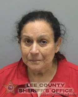 Mugshot of AUDREY ANDUJAR booked in Lee County, Florida on April 29, 2026