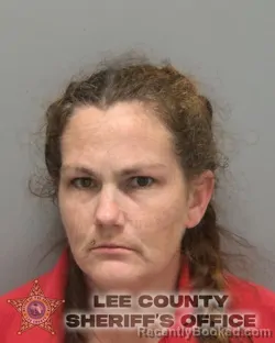 Mugshot of COURTNEY JEAN COLEMAN booked in Lee County, Florida on April 29, 2026