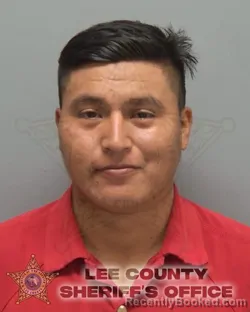 Mugshot of MAURILIO UDIEL ORTIZ MEJIA booked in Lee County, Florida on April 30, 2026