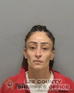 Mugshot of JESSICA MERCADO booked in Lee County, Florida on April 30, 2026