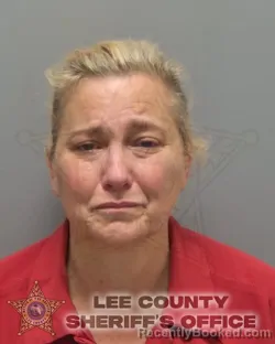 Mugshot of APRIL LYNN WHITE booked in Lee County, Florida on April 30, 2026