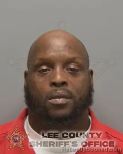 Mugshot of MYRON JOEL JR JENKINS booked in Lee County, Florida on April 30, 2026