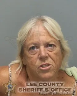 Mugshot of CHERYL J PAMULA CAMPBELL booked in Lee County, Florida on May 1, 2026