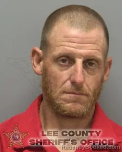 Mugshot of JUSTIN DOUGLAS MAHAFFEY booked in Lee County, Florida on May 2, 2026