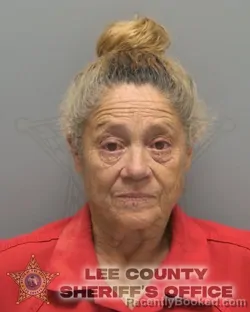 Mugshot of PILAR FALCON RODRIGUEZ booked in Lee County, Florida on May 2, 2026